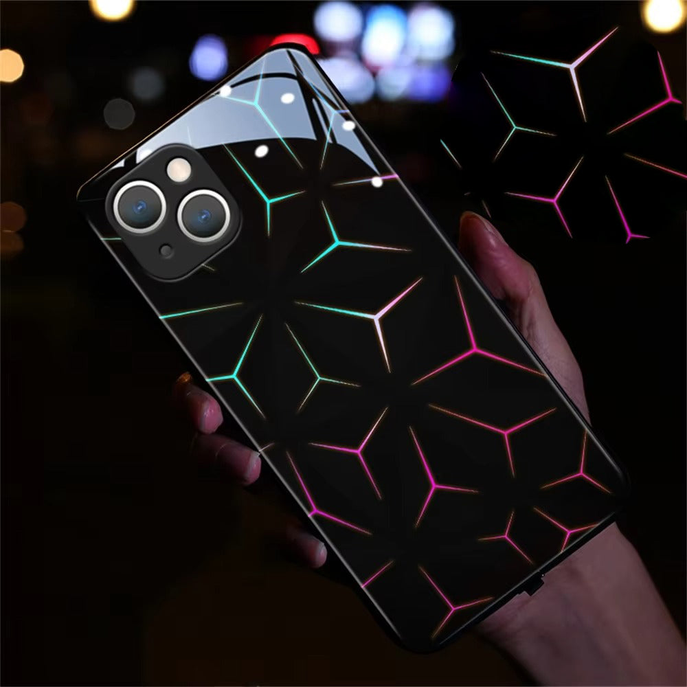 Premium Apple iPhone Case, MagSafe Compatible, Camera Lens and Screen Protection, Ultra Thin, Shockproof, Magnetic, Full All Around Protection, Voice-Activated LED Cover