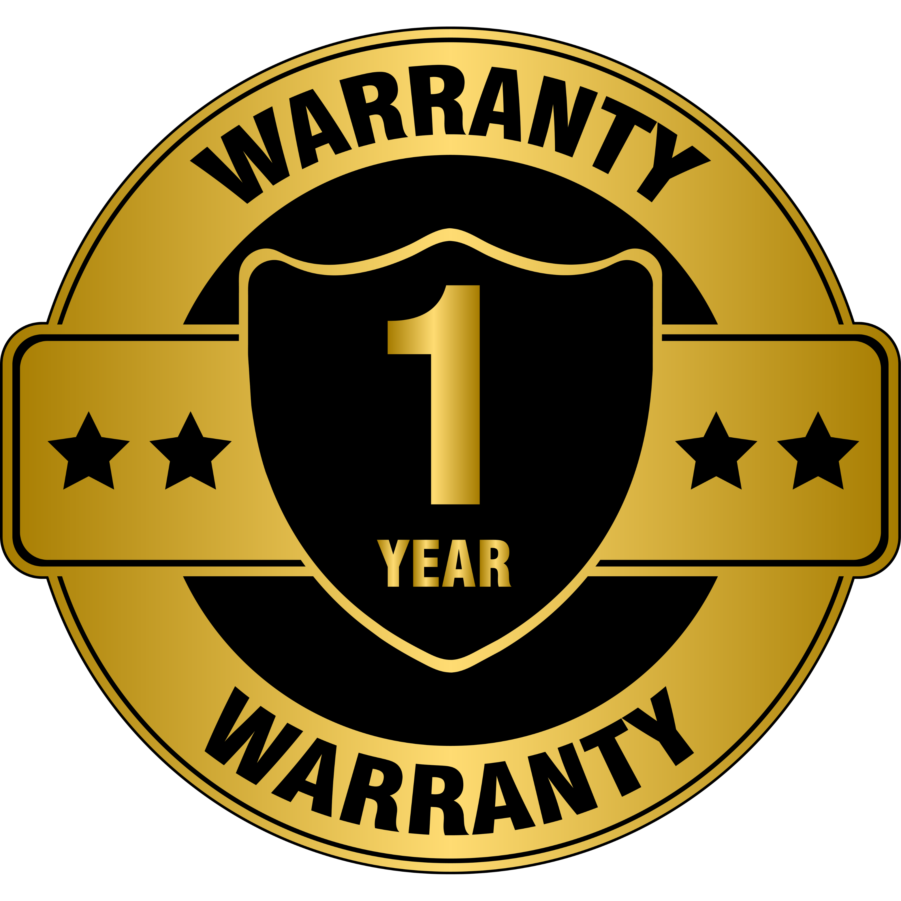 1-Year Free Replacement Warranty