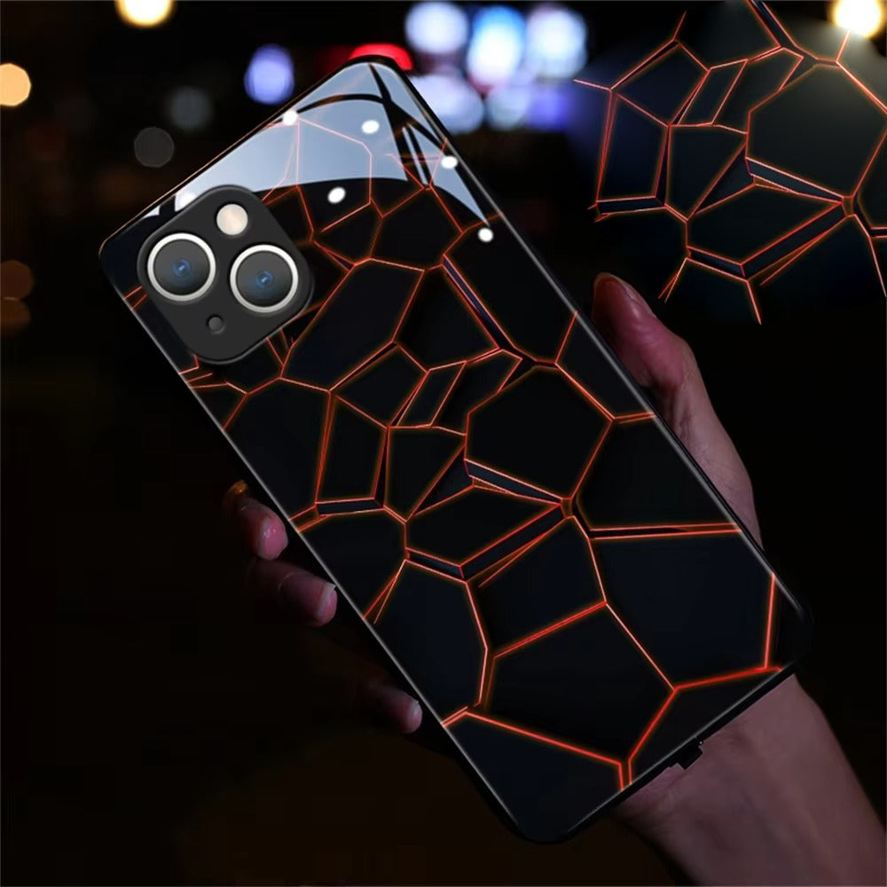 Premium Apple iPhone Case, MagSafe Compatible, Camera Lens and Screen Protection, Ultra Thin, Shockproof, Magnetic, Full All Around Protection, Voice-Activated LED Cover