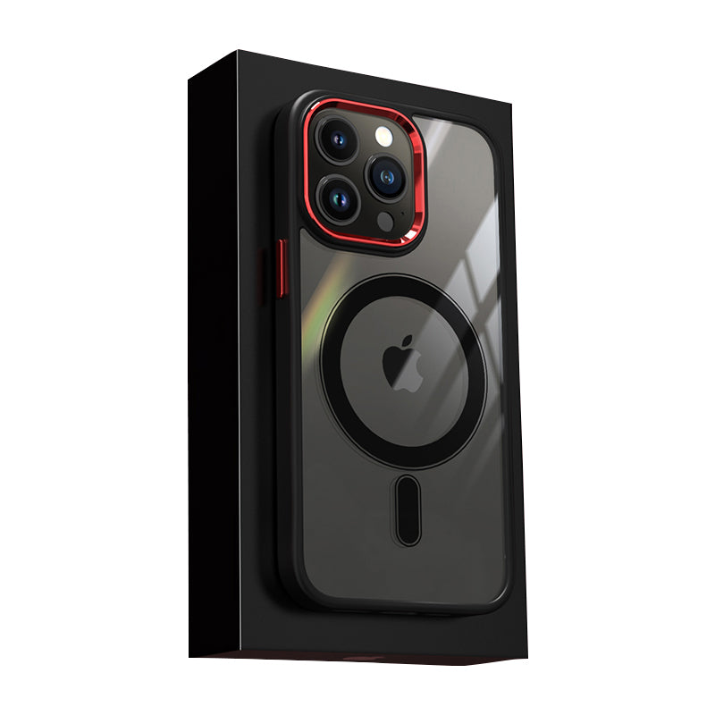 Luxury Clear MagSafe iPhone Case - Magnetic Wireless Charging, Shockproof Cover, Durable Transparent Design | Case for iPhone