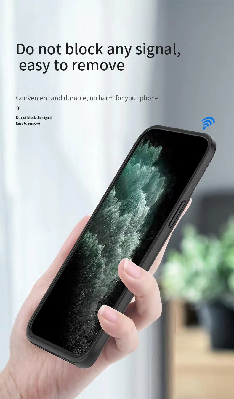 Robust Apple iPhone Case MagSafe Compatible, Camera Lens & Screen Protection, Ultra Thin Shockproof Magnetic Full All Around Protection Cover with External Battery Power Bank