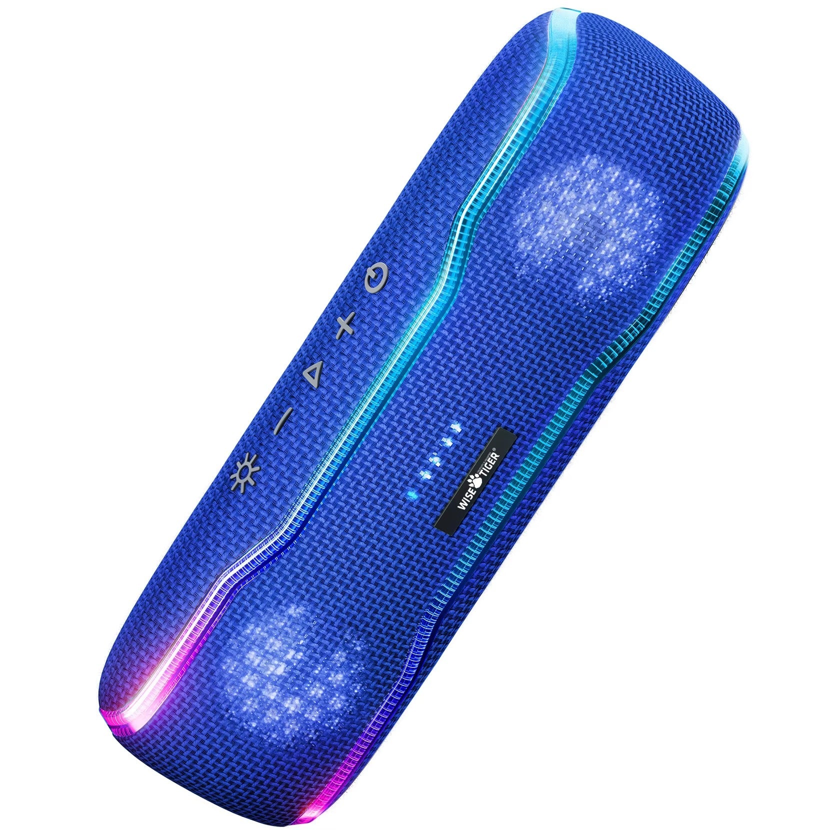 Premium Portable Bluetooth Speaker – IPX7 Waterproof Outdoor Sound Box with 25W Stereo Output, Colorful LED Lights
