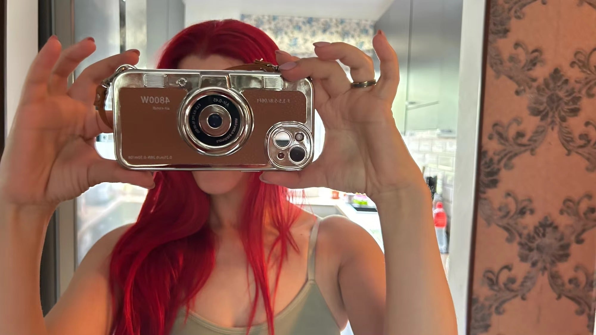 Luxury Apple iPhone Case, MagSafe Compatible, Camera Lens and Screen Protection, Ultra Thin, Shockproof, Magnetic, Full All Around Protection, 3D Retro Camera Cover