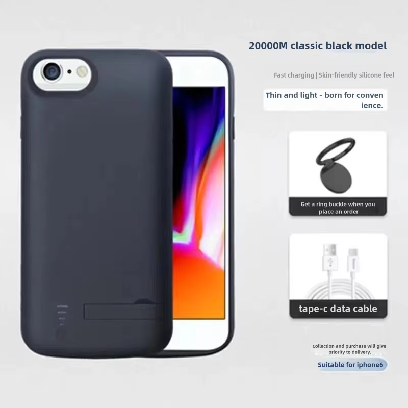 Robust Apple iPhone Case MagSafe Compatible, Camera Lens & Screen Protection, Ultra Thin Shockproof Magnetic Full All Around Protection Cover with 10000mAh Battery Charger