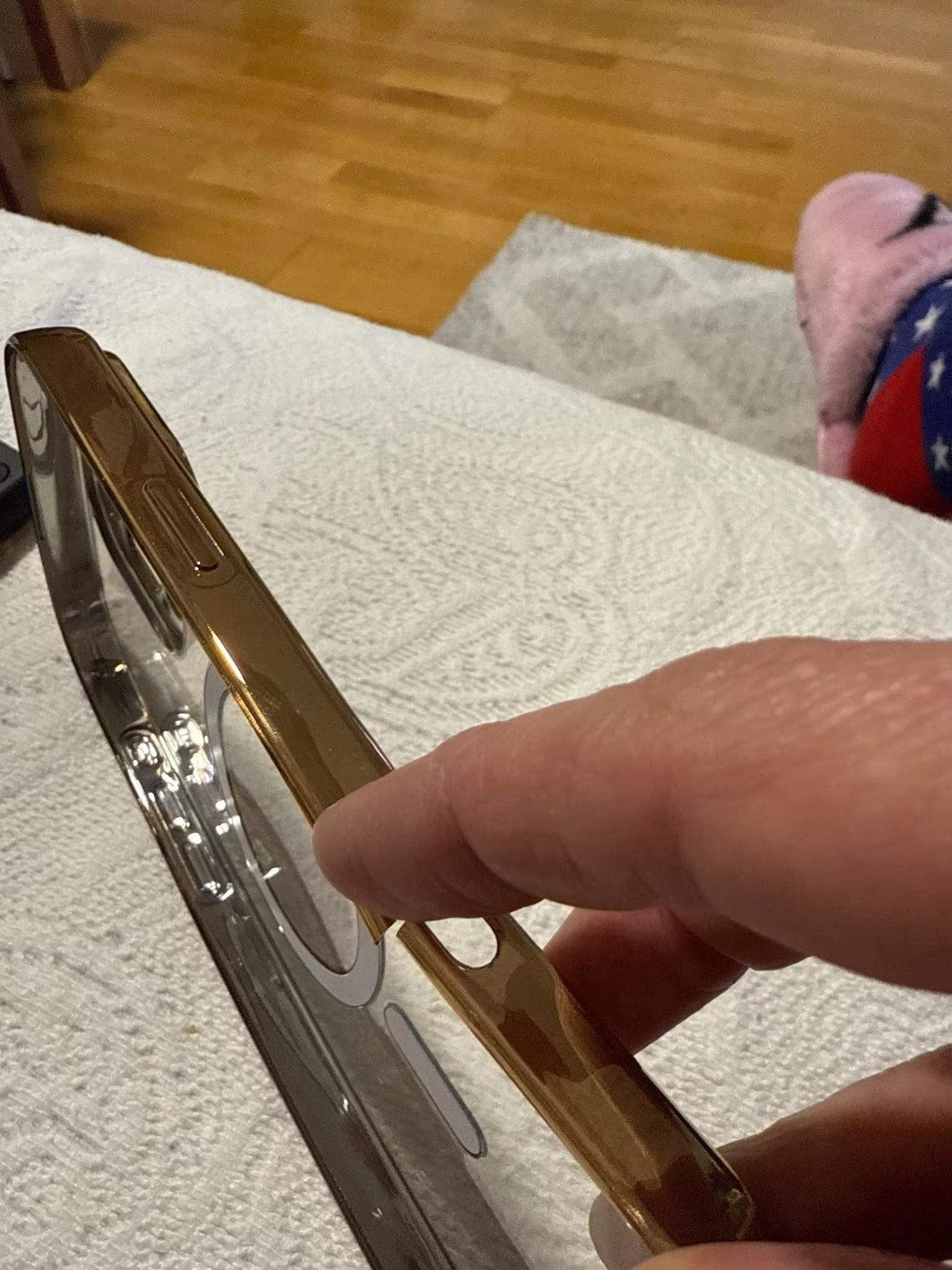 Luxury Apple iPhone Case, MagSafe Compatible, Camera Lens & Screen Protection, Ultra Thin, Shockproof, Magnetic Full All Around Cover – Clear Plating Soft Case with Necklace Lanyard Cord