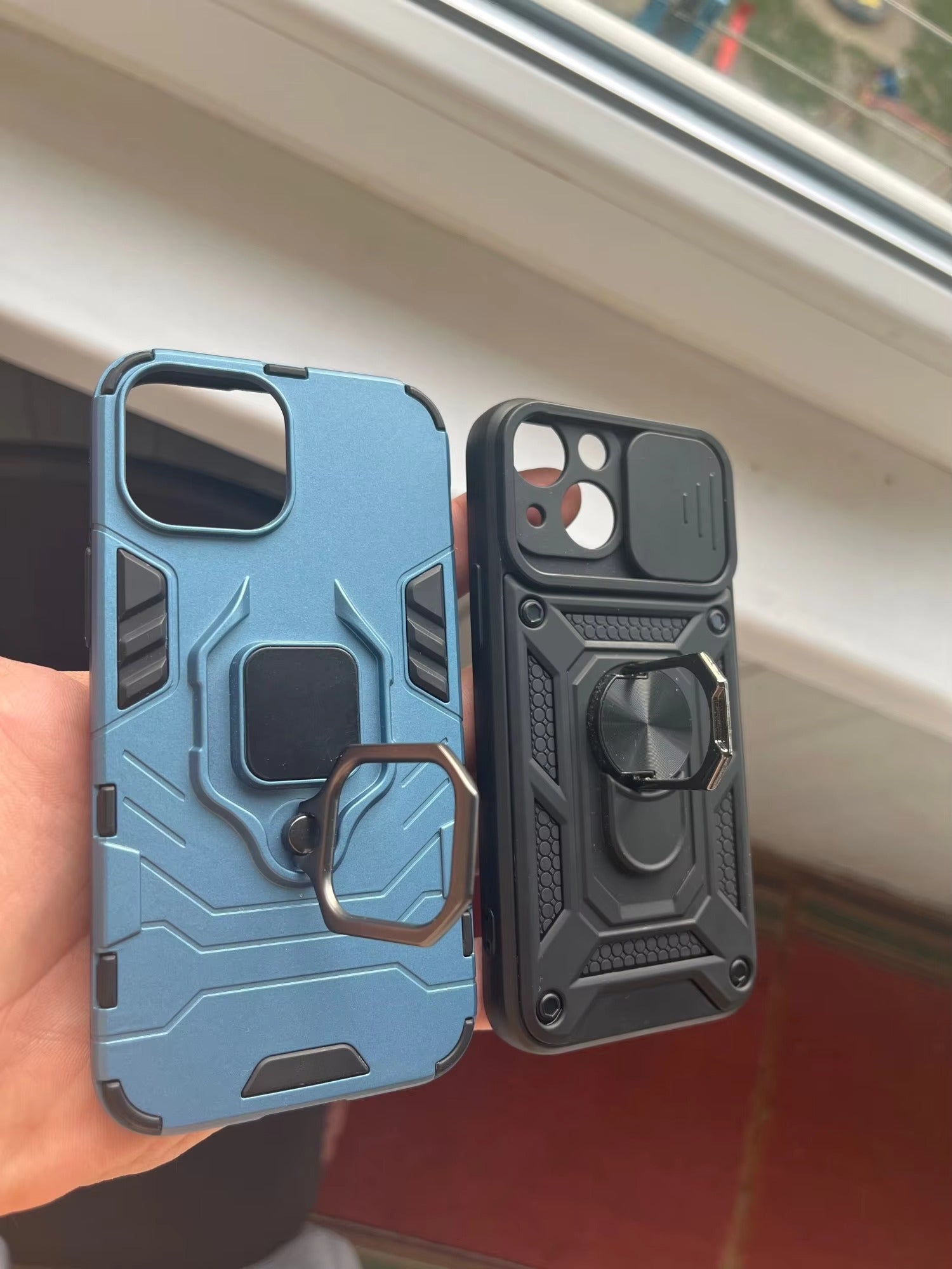 Robust Apple iPhone Case, MagSafe Compatible, Camera Lens and Screen Protection, Ultra Thin, Shockproof, Magnetic, Full All Around Protection, Armor Ring Stand Cover