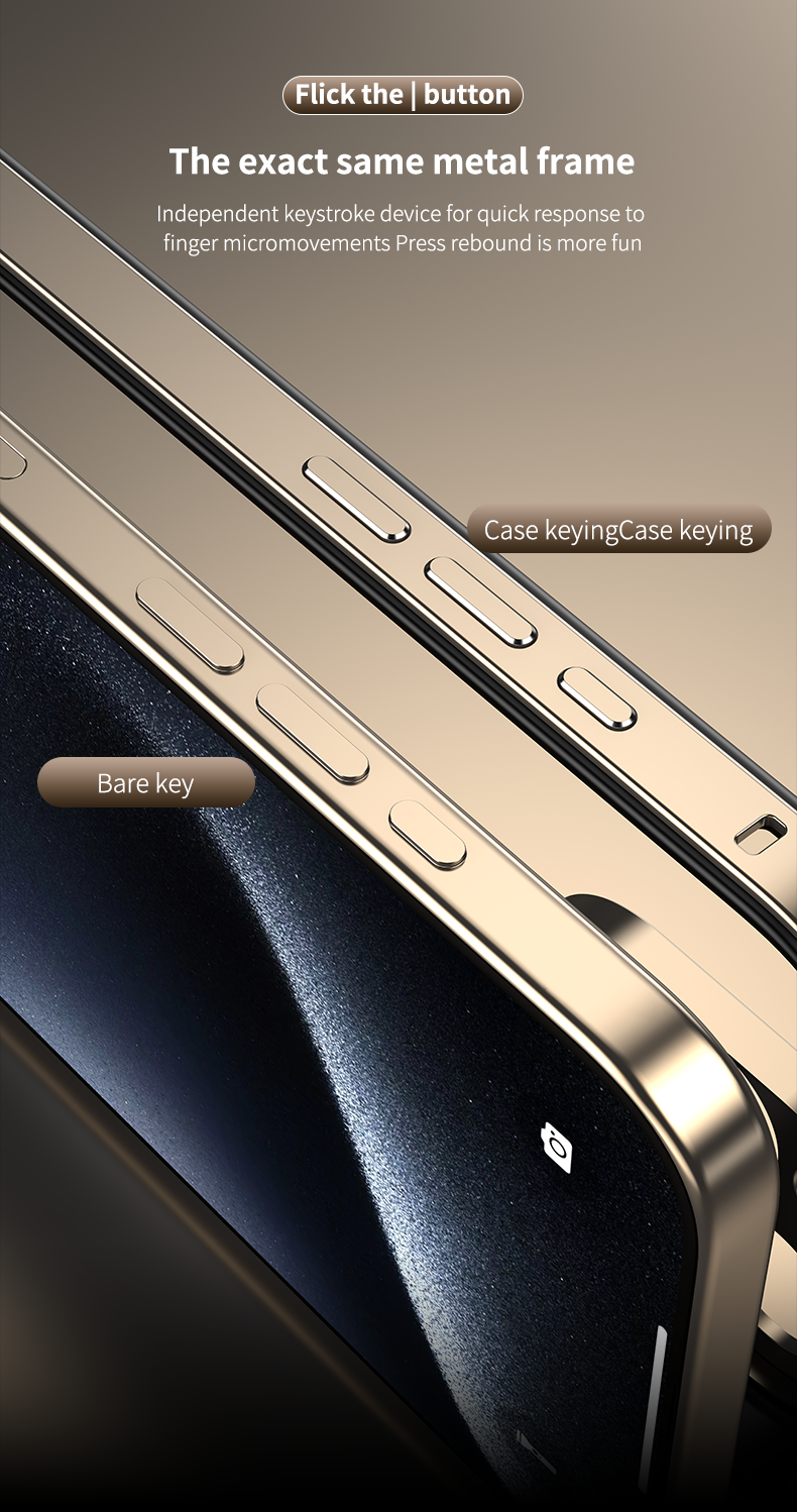 Luxury Hybrid Metal iPhone Case - Camera Protection, Silicone Frame, Aluminum Heat-Dissipating Bumper, | Case for iPhone