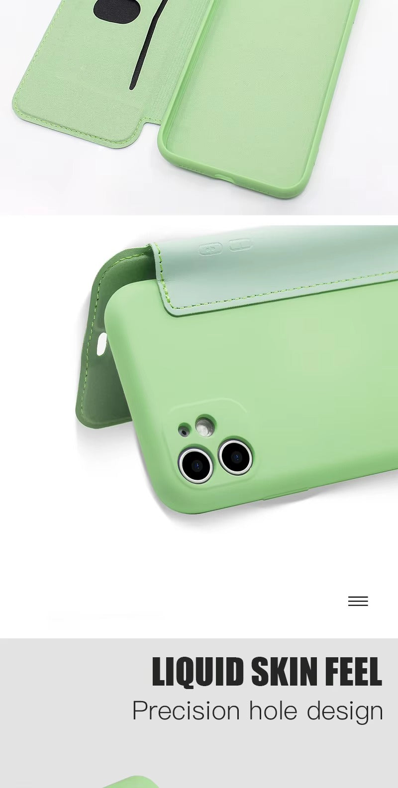 Luxury Apple iPhone Case, MagSafe Compatible, Camera Lens and Screen Protection, Ultra Thin, Shockproof, Magnetic, Full All Around Protection, Flip Silicone Card Cover