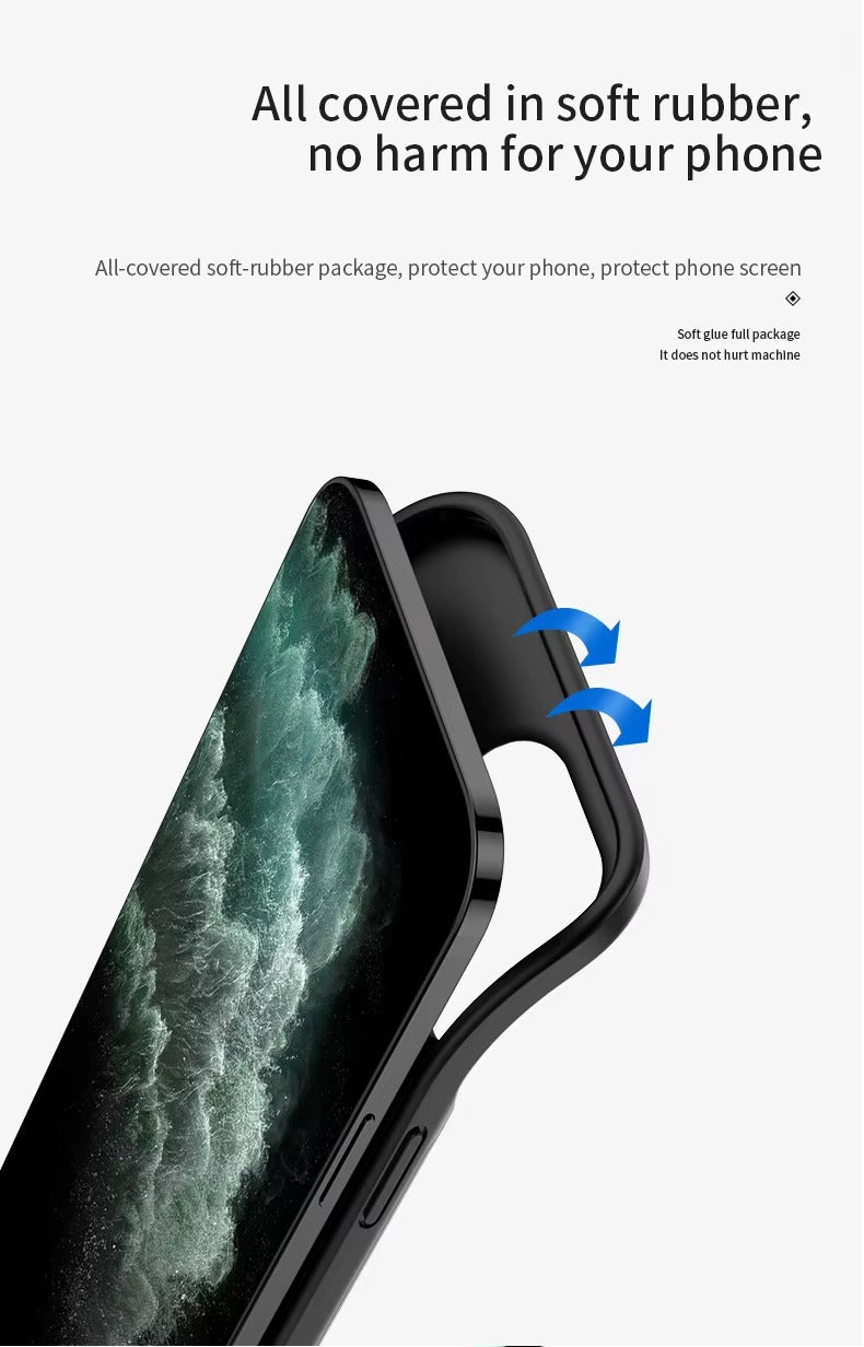 Robust Apple iPhone Case MagSafe Compatible, Camera Lens & Screen Protection, Ultra Thin Shockproof Magnetic Full All Around Protection Cover with External Battery Power Bank