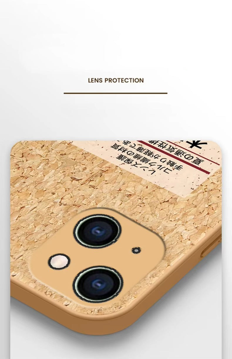 Luxury Apple iPhone Case, MagSafe Compatible, Camera Lens and Screen Protection, Ultra Thin, Shockproof, Magnetic, Full All Around Protection, Cork Wood Soft Cover