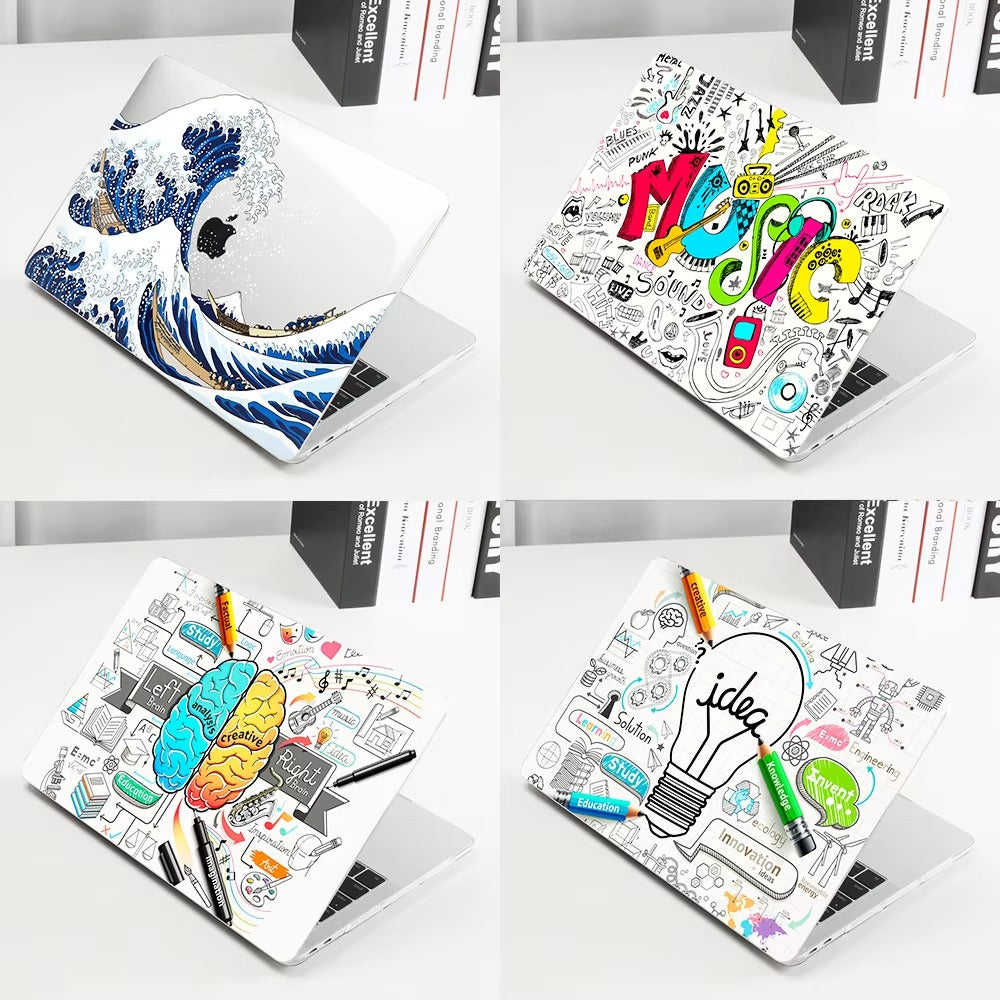 Premium Creative Picture Case for MacBook Air and Pro – Stylish Protective Cover for 13, 14, 15.3, 16 Inch Laptops, Compatible with M1, M2 Chip Devices