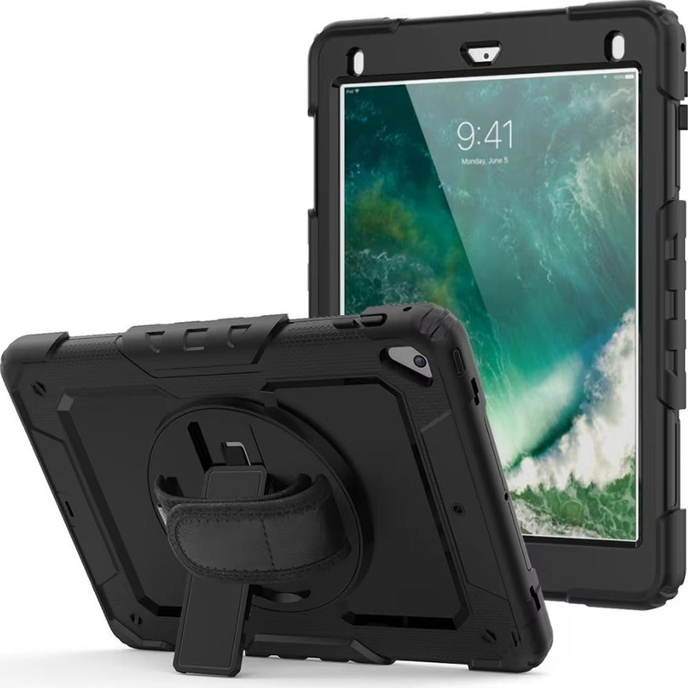 Rugged iPad Case – Shockproof Heavy Duty Protective Cover Compatible with 9.7", 10.2", 10.5", 10.9", 11", 12.9", 13" Tablets