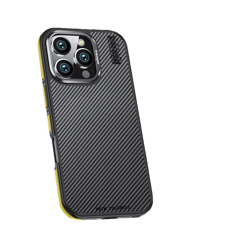 Premium 100% Aramid Fiber Kevlar iPhone Case – 600D Lightweight Compatible Ultra-Thin Protective Cover for iPhone Models