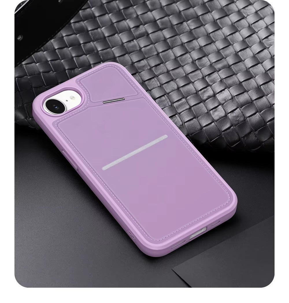 Premium Apple iPhone Case, MagSafe Compatible, Camera Lens and Screen Protection, Ultra Thin, Shockproof, Magnetic, Full All Around Protection, 3-in-1 Business Card Cover