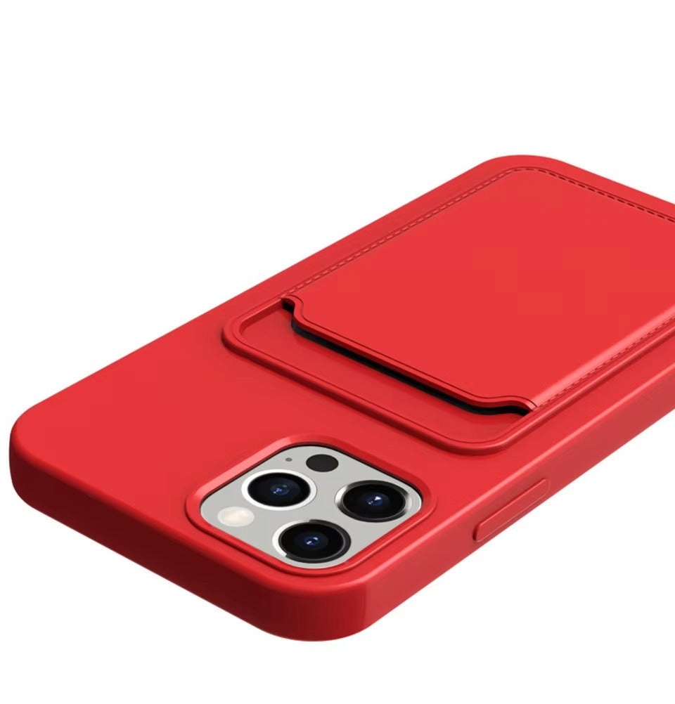 Premium Apple iPhone Case, MagSafe Compatible, Camera Lens and Screen Protection, Ultra Thin, Shockproof, Magnetic, Full All Around Protection, Frosted Card Pocket Cover