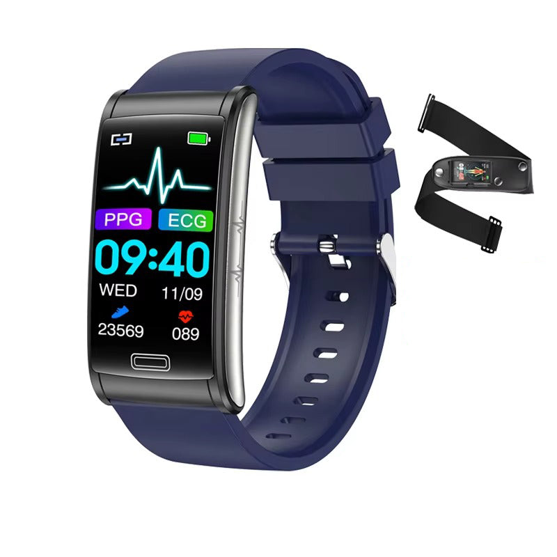 Advanced Health Smartwatch for iPhone – Non-Invasive Blood Glucose Monitor with ECG+PPG, IP68 Waterproof Fitness Tracker
