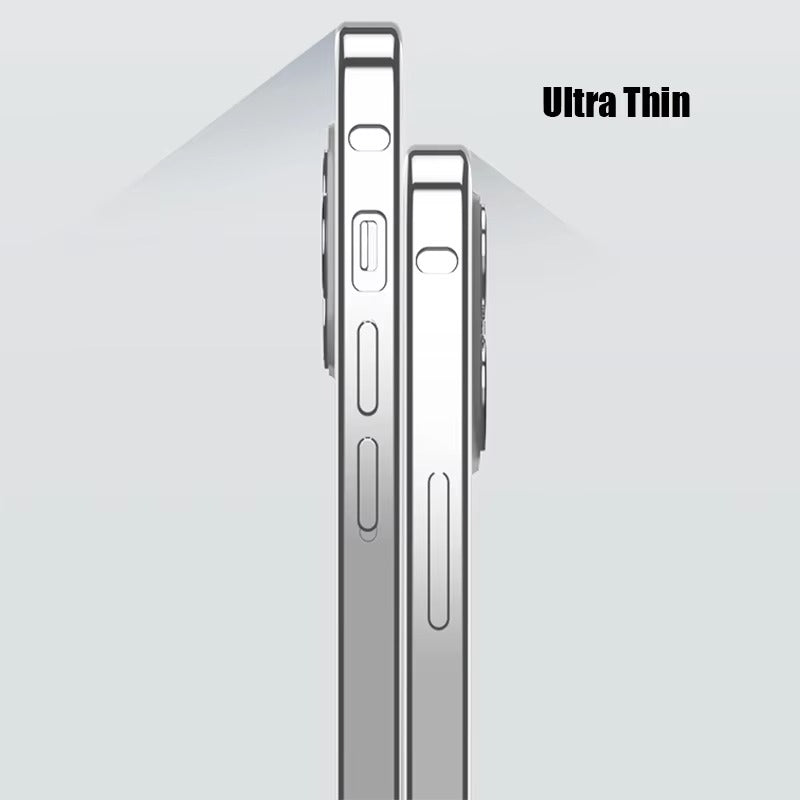 Luxury Apple iPhone Case, MagSafe Compatible, Camera Lens & Screen Protection, Ultra Thin, Shockproof, Magnetic Full All Around Cover – Lightweight Aluminum Metal Frame Bumper Case with Thin Alloy Back Protection