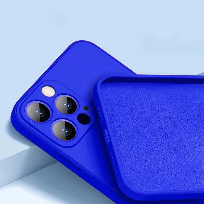 High Quality Apple iPhone Case, MagSafe Compatible, Camera Lens & Screen Protection, Ultra Thin, Shockproof, Magnetic Full All Around Cover – Soft Silicone Solid Color Case with Antiskid Grip & Protective Finish