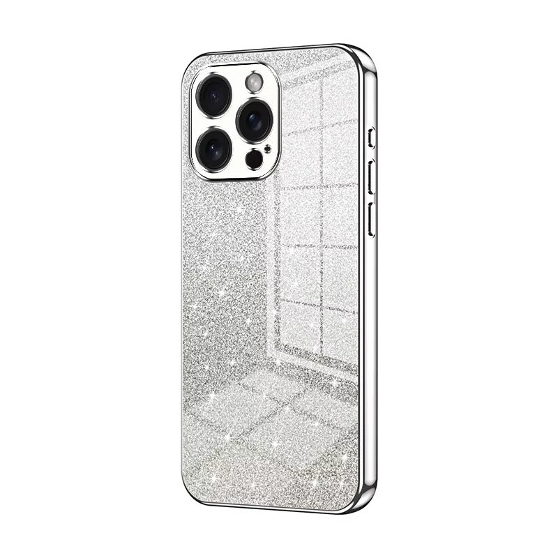Premium Glitter Electroplated Apple iPhone Case, MagSafe Compatible, Ultra Thin Magnetic Shockproof Full Protection Cover