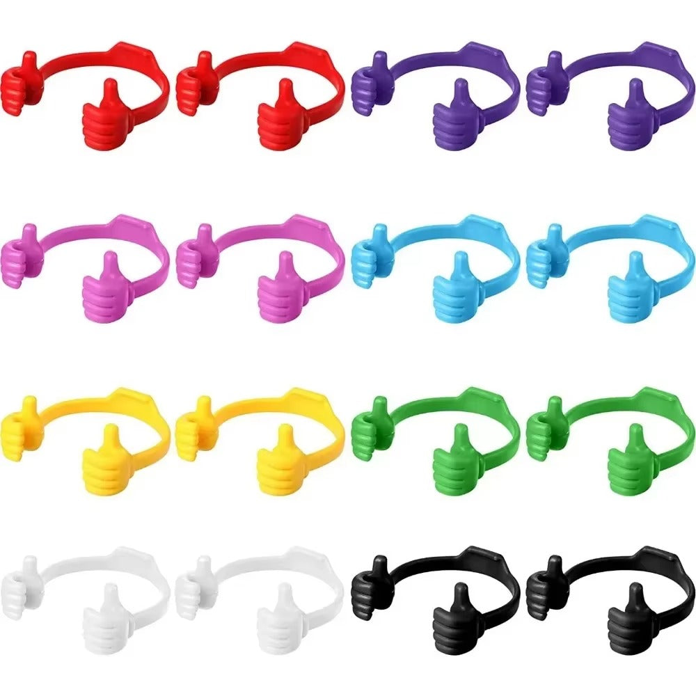 High Quality Thumbs-Up Phone Stand for iPhone, Adjustable Plastic Desk Holder, Universal Mount for iPad and Apple Tablet Devices