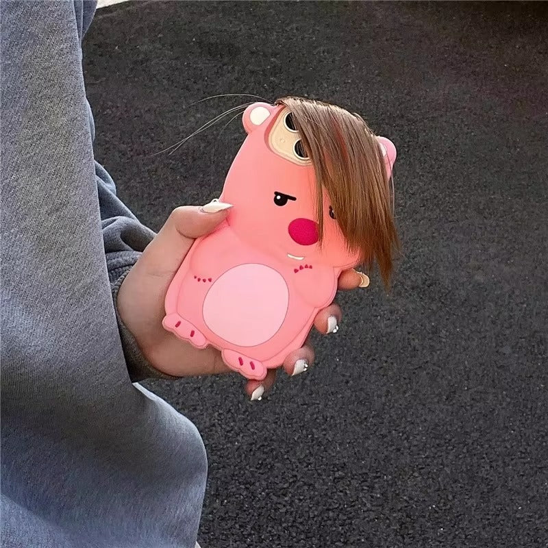 Premium Apple iPhone Case, MagSafe Compatible, Camera Lens and Screen Protection, Ultra Thin, Shockproof, Magnetic, Full All Around Protection, Cartoon Beaver Soft Cover