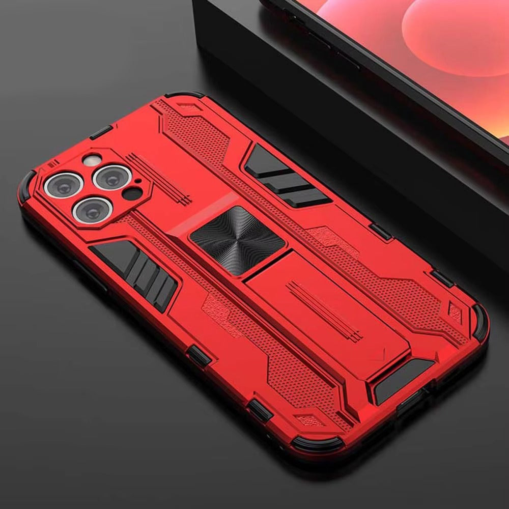 Robust Apple iPhone Case, MagSafe Compatible, Camera Lens and Screen Protection, Ultra Thin, Shockproof, Magnetic, Full All Around Protection, Armor Magnetic Holder Cover