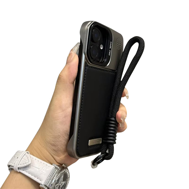 Luxury Apple iPhone Case, MagSafe Compatible, Camera Lens & Screen Protection, Ultra Thin, Shockproof, Magnetic Full All Around Cover – Clear Electroplated TPU Case with Football Design & Wrist Hand Chain