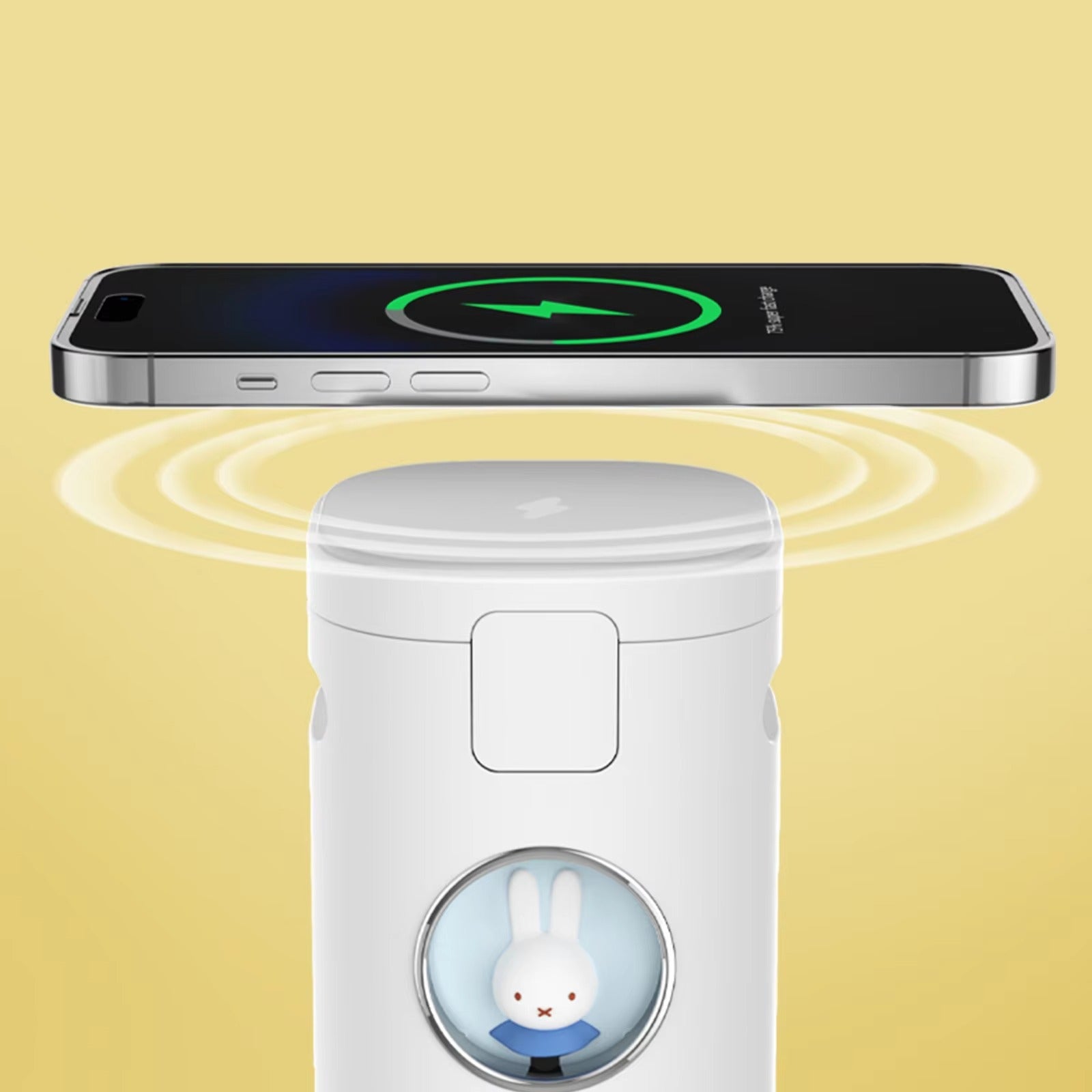 Premium Magnetic Wireless Charging Station with Bluetooth Speaker – 15W Fast Charger Stand and Phone Holder Dock for iPhone and AirPods