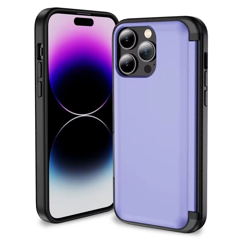 Robust Apple iPhone Case, MagSafe Compatible, Camera Lens and Screen Protection, Ultra Thin, Shockproof, Magnetic, Full All Around Protection, Flip Card Bracket Cover