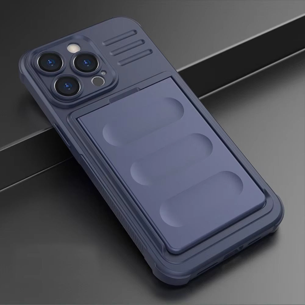 Robust Apple iPhone Case, MagSafe Compatible, Camera Lens and Screen Protection, Ultra Thin, Shockproof, Magnetic, Full All Around Protection, Slide Card Armor Cover