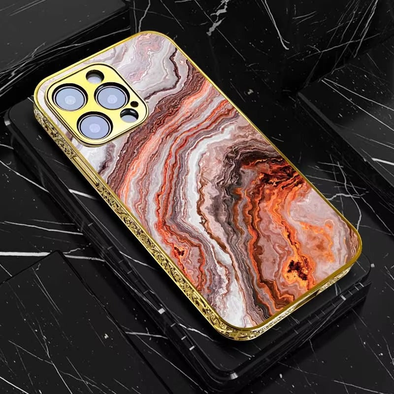 Luxury Apple iPhone Case, MagSafe Compatible, Camera Lens Protection, Screen Protection, Ultra Thin, Shockproof Cover