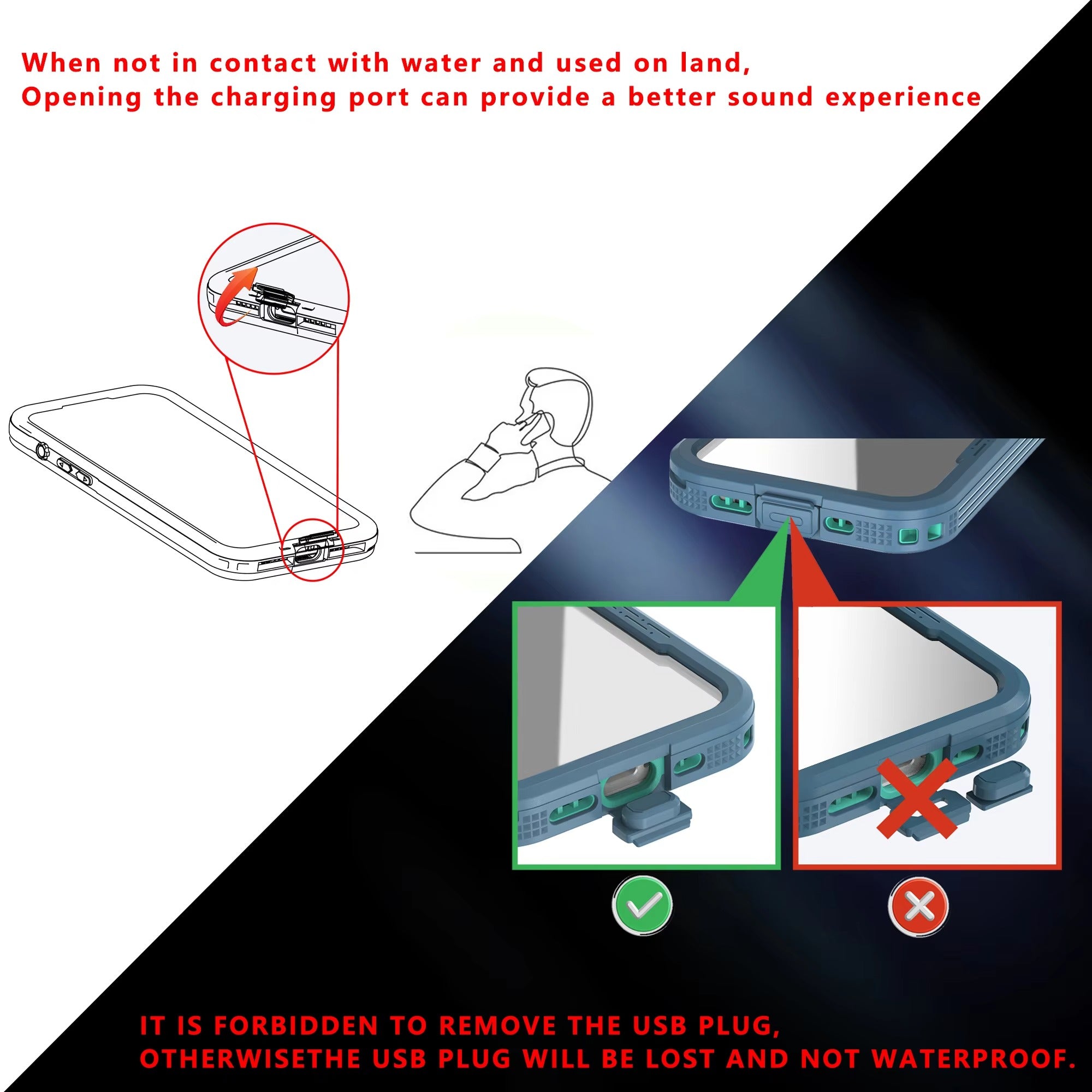 Luxury Apple iPhone Case MagSafe Compatible, Camera Lens & Screen Protection, Ultra Thin Shockproof Magnetic Full All Around Protection Cover with IP68 Waterproof 360 Seal Design