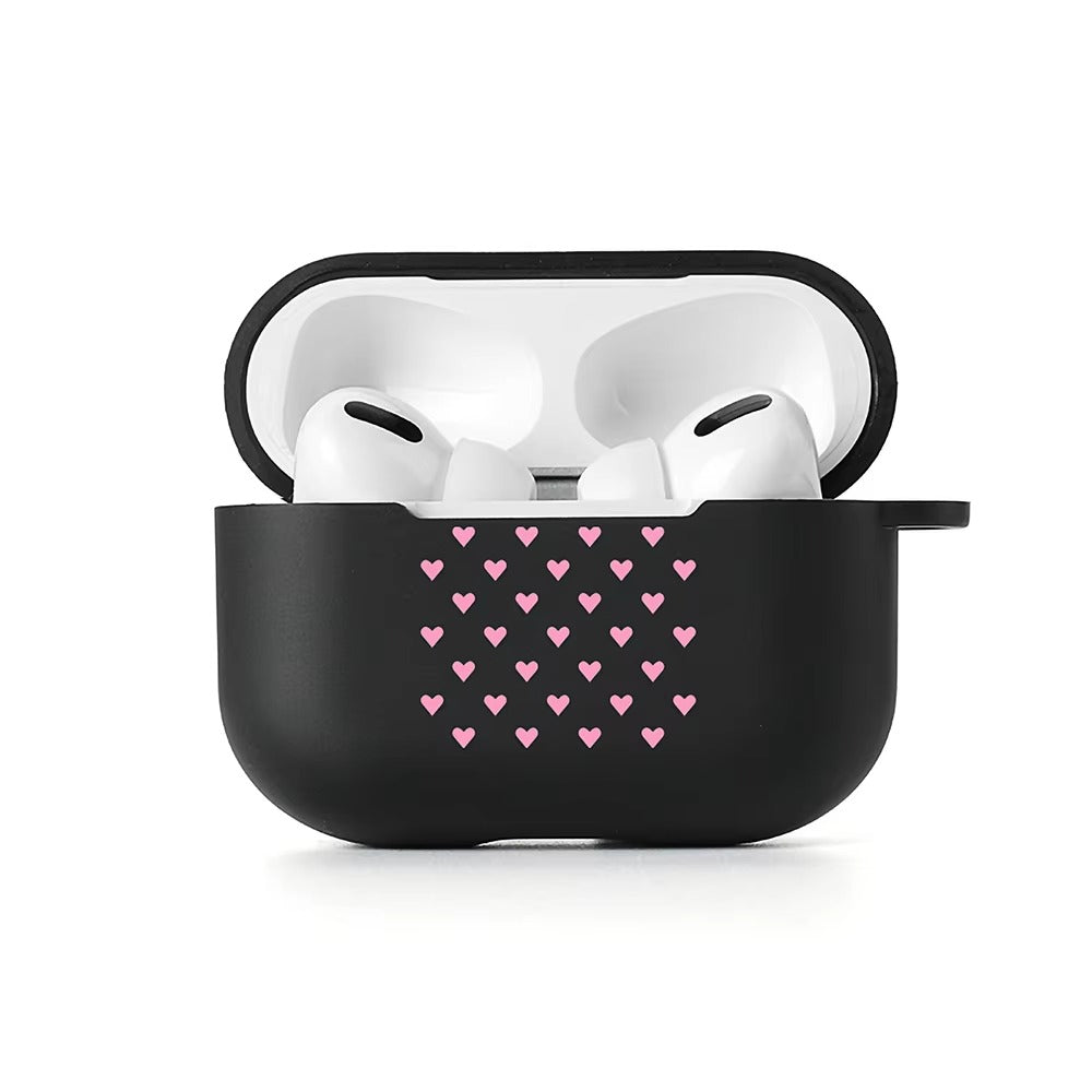 Premium Cute Cartoon Silicone AirPods Case Cover – A, B, C Letters & Fun Designs like Cat, Hearts, Angry Panda, Music Notes, for AirPods Pro 2, Pro, 3, 1/2