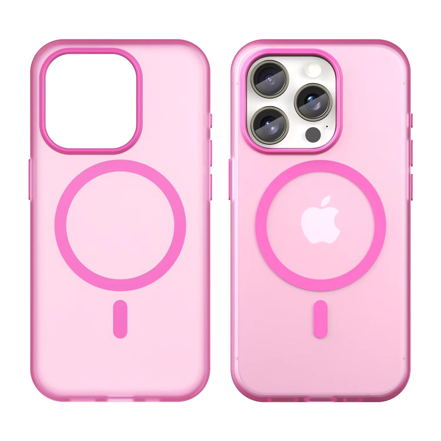 Luxury Apple iPhone Case, MagSafe Compatible, Camera Lens & Screen Protection, Ultra Thin, Shockproof, Magnetic Full All Around Cover – Matte TPU Bumper Case with Wireless Charging Support & Magnetic Snap Fit