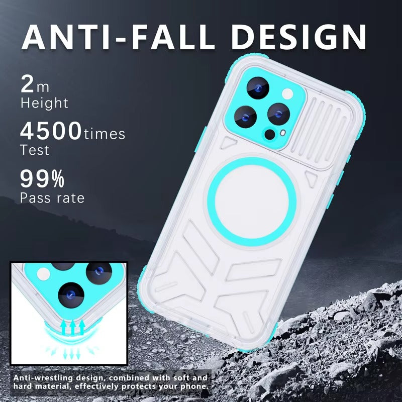 Luxury Apple iPhone Case MagSafe Compatible, Camera Lens & Screen Protection, Cover with IP68 Sealed Sport Design