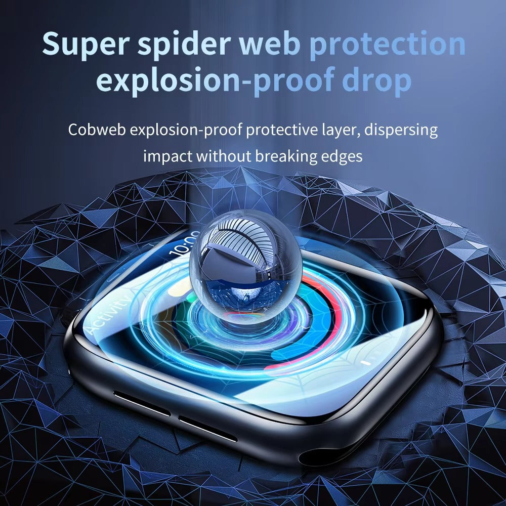 Premium 2-Pack Apple Watch Screen Protector – HD Full Adhesive Scratch-Resistant Display Guard for 40mm to 45mm Smartwatch