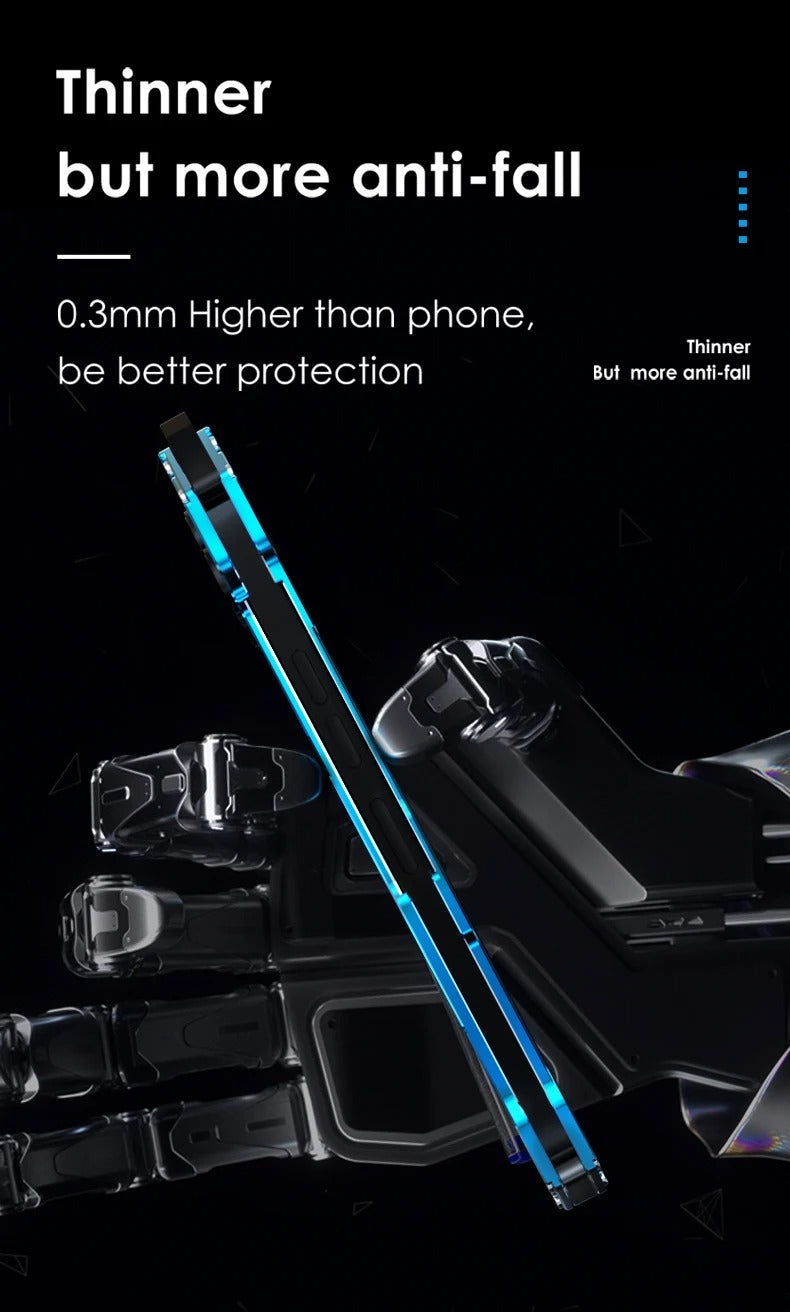 High Quality Apple iPhone Case, MagSafe Compatible, Camera Lens & Screen Protection, Ultra Thin, Shockproof, Magnetic Full All Around Cover – Hard Aluminum Metal Case with Shockproof Protection & Durable Design