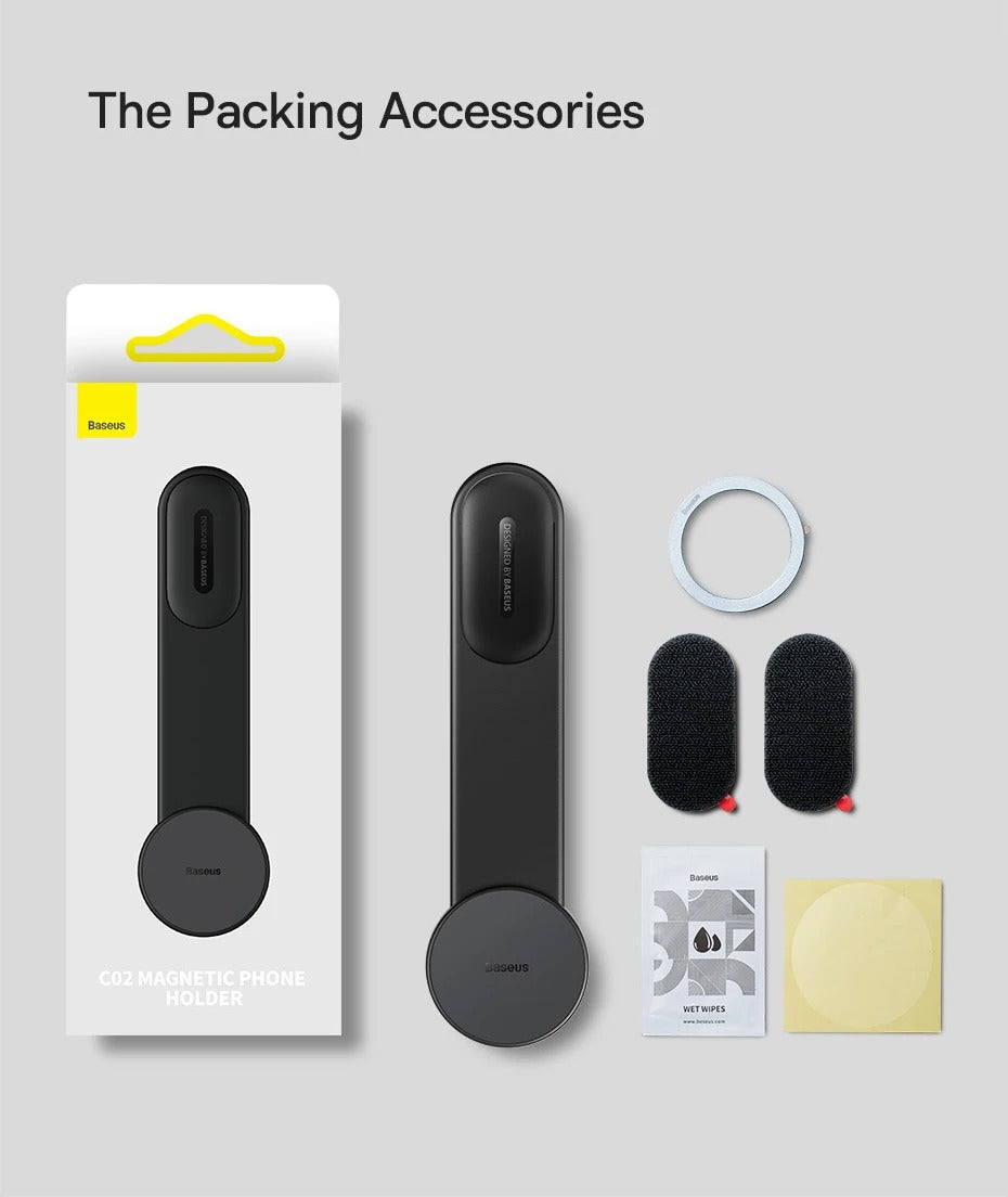 Robust Magnetic Car Phone Holder with 15W Wireless Charging – Foldable Dashboard Mount, Strong Grip, Universal for iPhone & Android, Mini Design