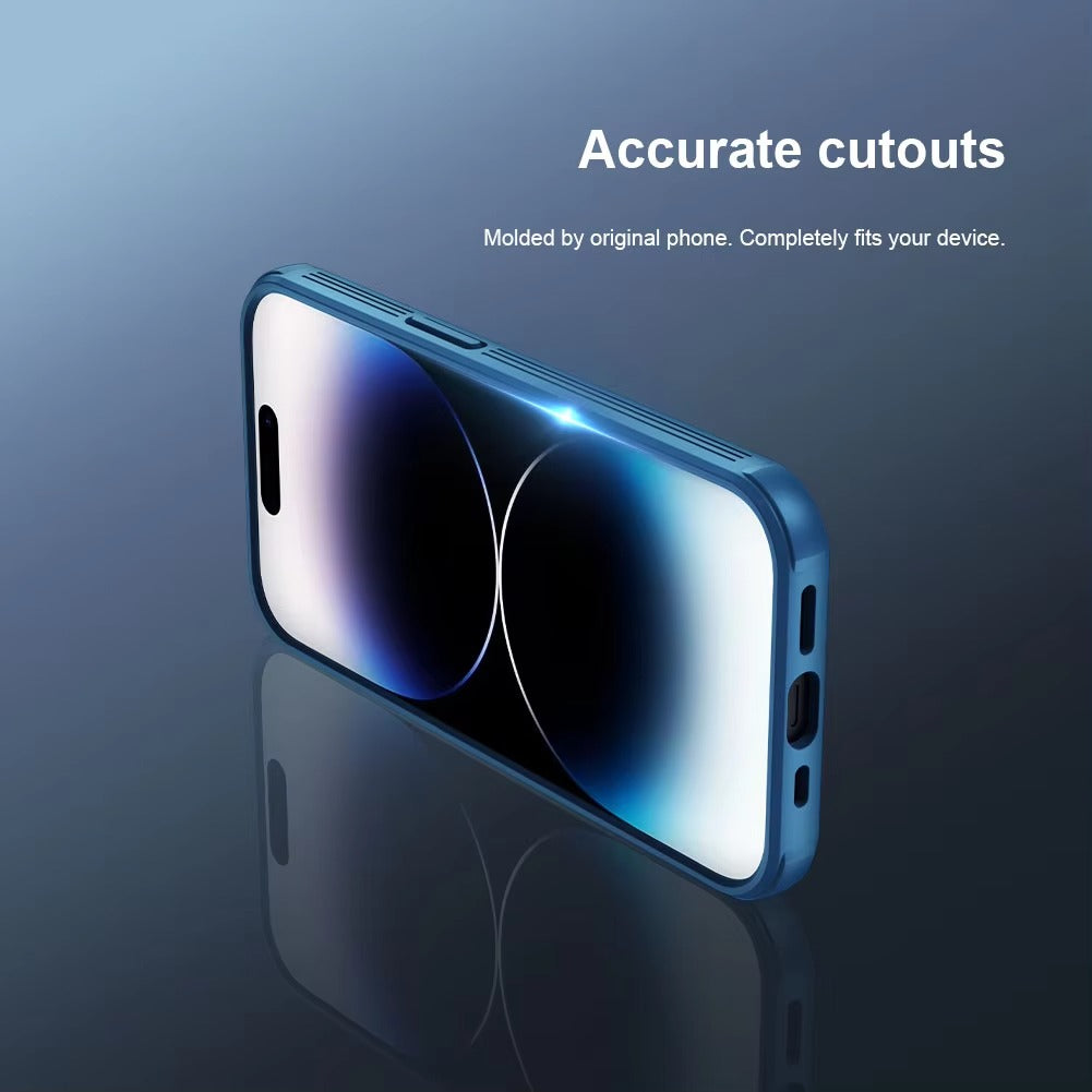 Premium Apple iPhone Case Ultra Thin Shockproof Magnetic Full All Around Protection Cover with Slide Camera Stand Bracket