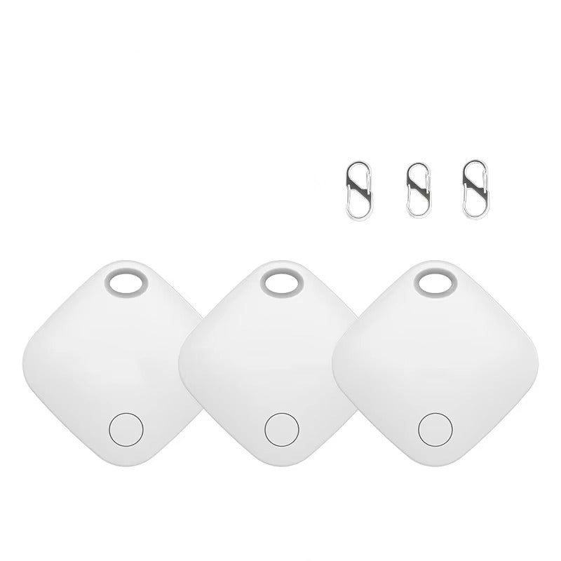 High Quality Bluetooth Smart Tracker – Mini GPS Tag with Keychain Ring, Anti-Lost Finder for Keys Works with iOS Devices