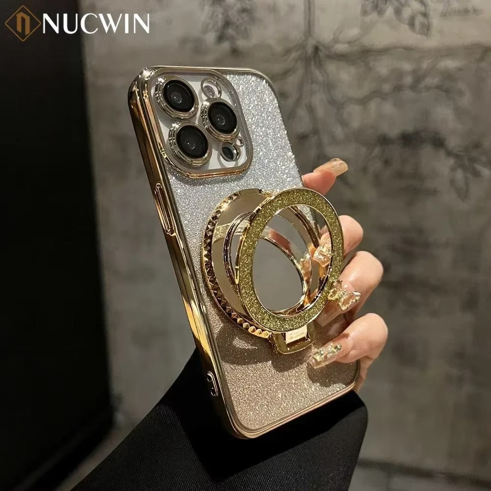 Luxury Apple iPhone Case, Camera Lens & Screen Protection, Ultra Thin Shockproof Magnetic Full All Around Protection Cover