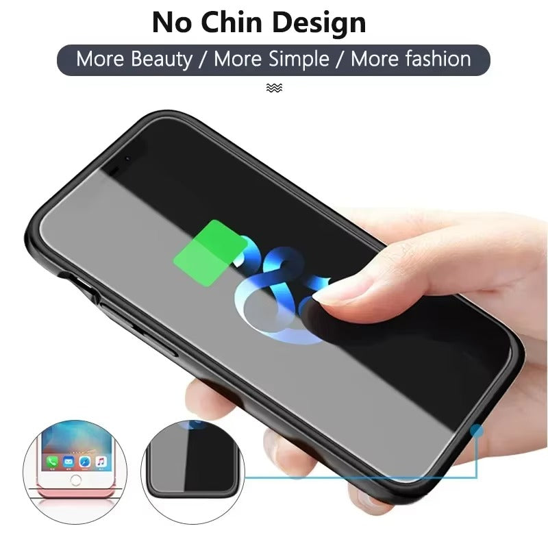 Robust Apple iPhone Case MagSafe Compatible, Camera Lens & Screen Protection, Ultra Thin Shockproof Magnetic Full All Around Protection Cover with 10000mAh Battery Charger
