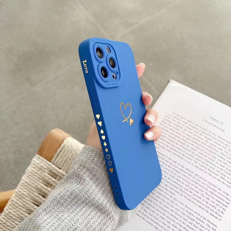 Luxury Apple iPhone Case, MagSafe Compatible, Camera Lens & Screen Protection, Ultra Thin, Shockproof, Magnetic Full All Around Cover – Plating Silicone Case with Fashionable Design & Soft Shockproof Protection