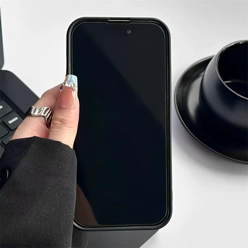 Luxury Apple iPhone Case Ultra Thin Shockproof Magnetic Full All Around Protection Cover with Soft Bracket Wireless Charging