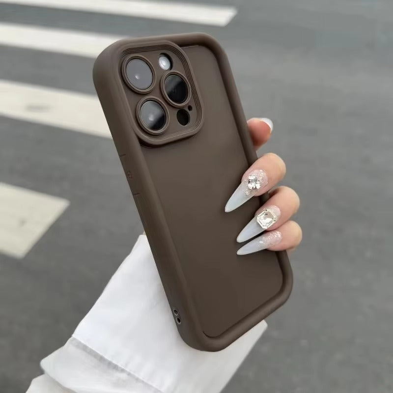 Luxury Apple iPhone Case, MagSafe Compatible, Camera Lens & Screen Protection, Ultra Thin, Shockproof, Magnetic Full All Around Cover – Candy Color Silicone Case with Soft Touch Finish & Full Protection