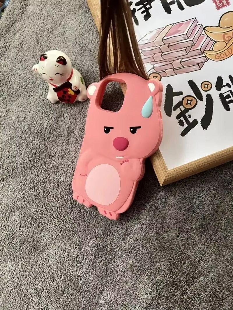 Premium Apple iPhone Case, MagSafe Compatible, Camera Lens and Screen Protection, Ultra Thin, Shockproof, Magnetic, Full All Around Protection, Cartoon Beaver Soft Cover