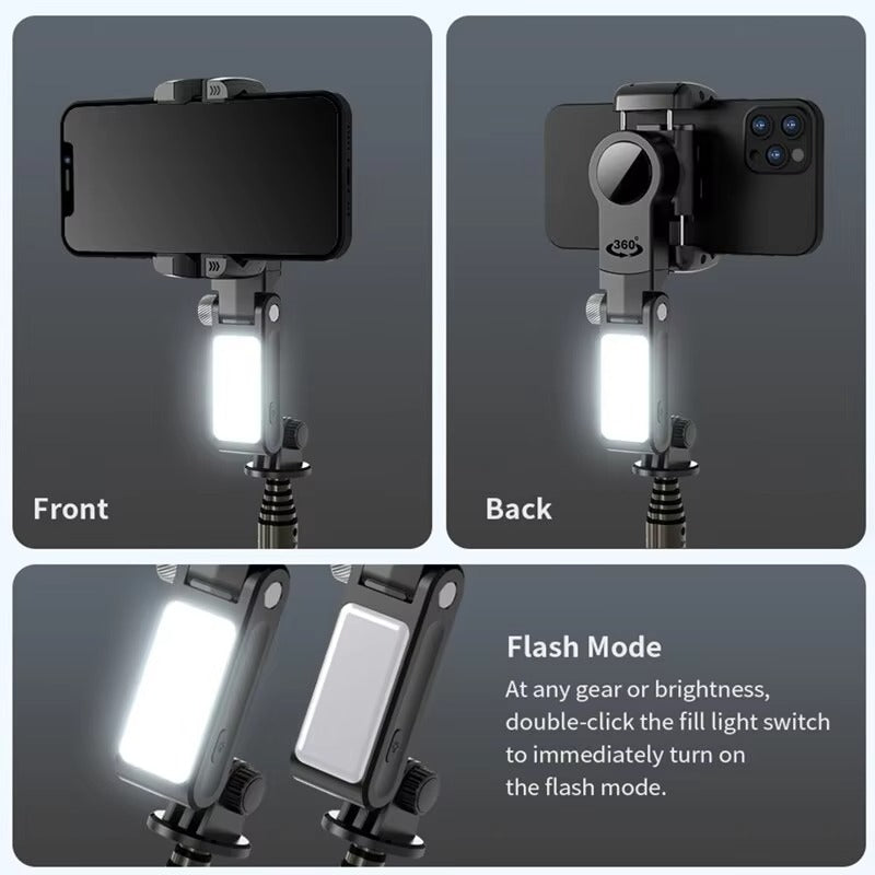 Premium, 360° Rotation, Gimbal Stabilizer, Selfie Stick – Tripod, Auto-Tracking, with Apple iPhone, and Smartphones