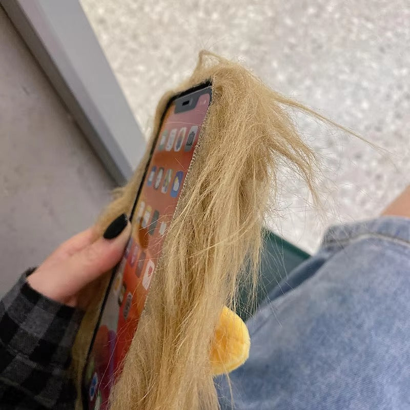 High Quality Apple iPhone Case, MagSafe Compatible, Camera Lens and Screen Protection, Ultra Thin, Shockproof, Magnetic, Full All Around Protection, Plush Doll Silicone Cover