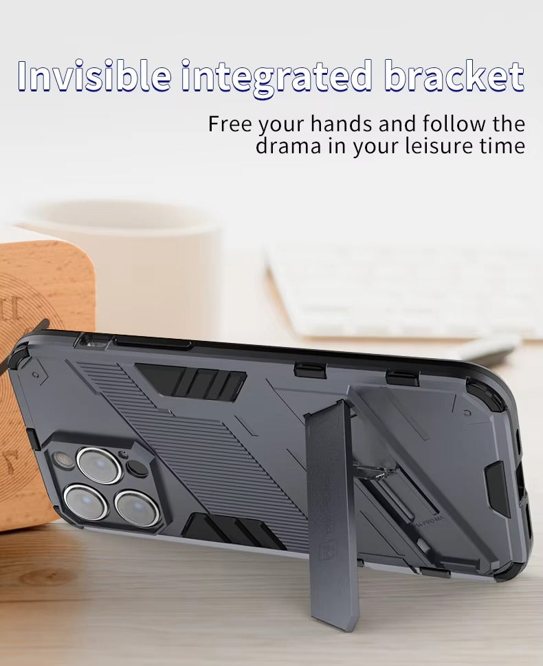 Robust Apple iPhone Case, MagSafe Compatible, Camera Lens and Screen Protection, Ultra Thin, Shockproof, Magnetic, Full All Around Protection, Armor Kickstand Cover