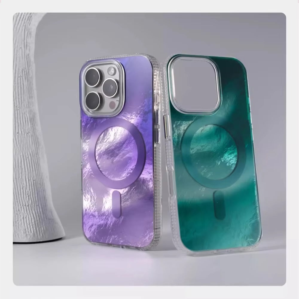 Luxury Apple iPhone Case Camera Lens & Screen Protection, Ultra Thin Shockproof Magnetic Full All Around Protection Cover